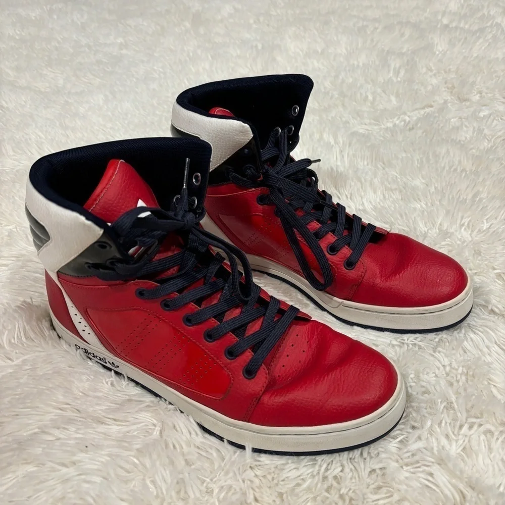 Adidas Adi High Ext Scarlet Red White Blue G56624 Men’s Size 9